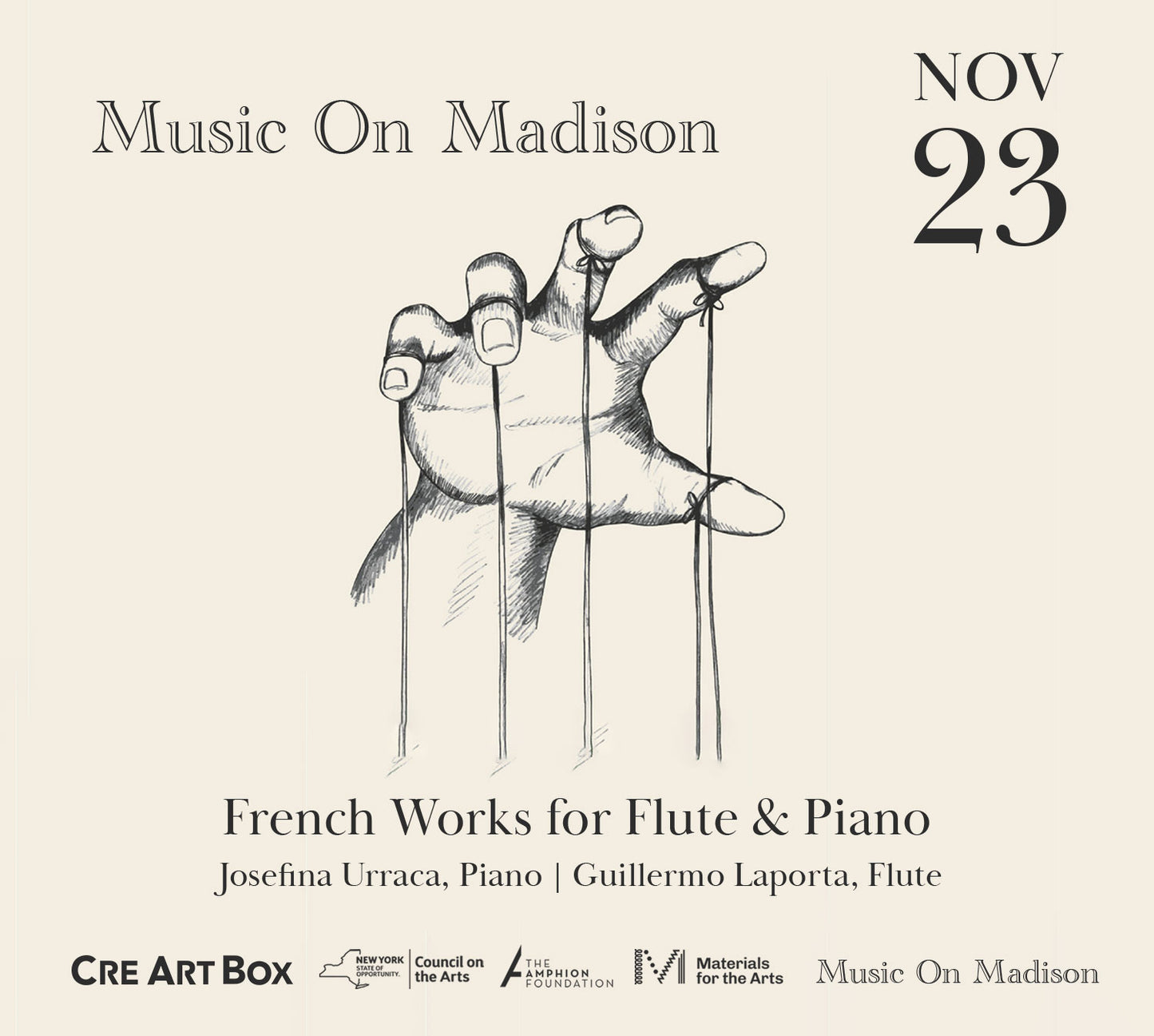 Music on Madison Series - French Works for Flute & Piano