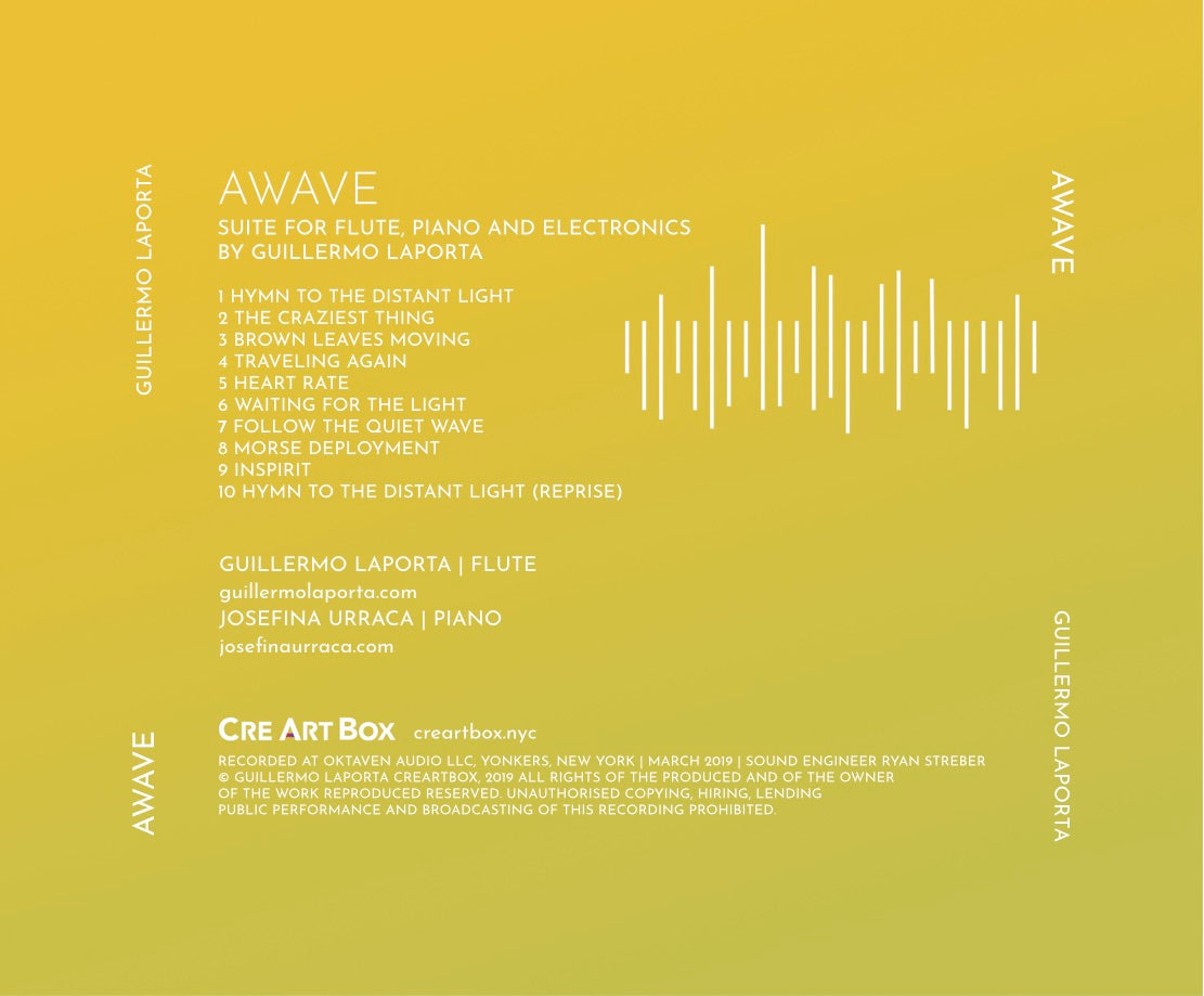 AWAVE - Suite for flute piano & electronics