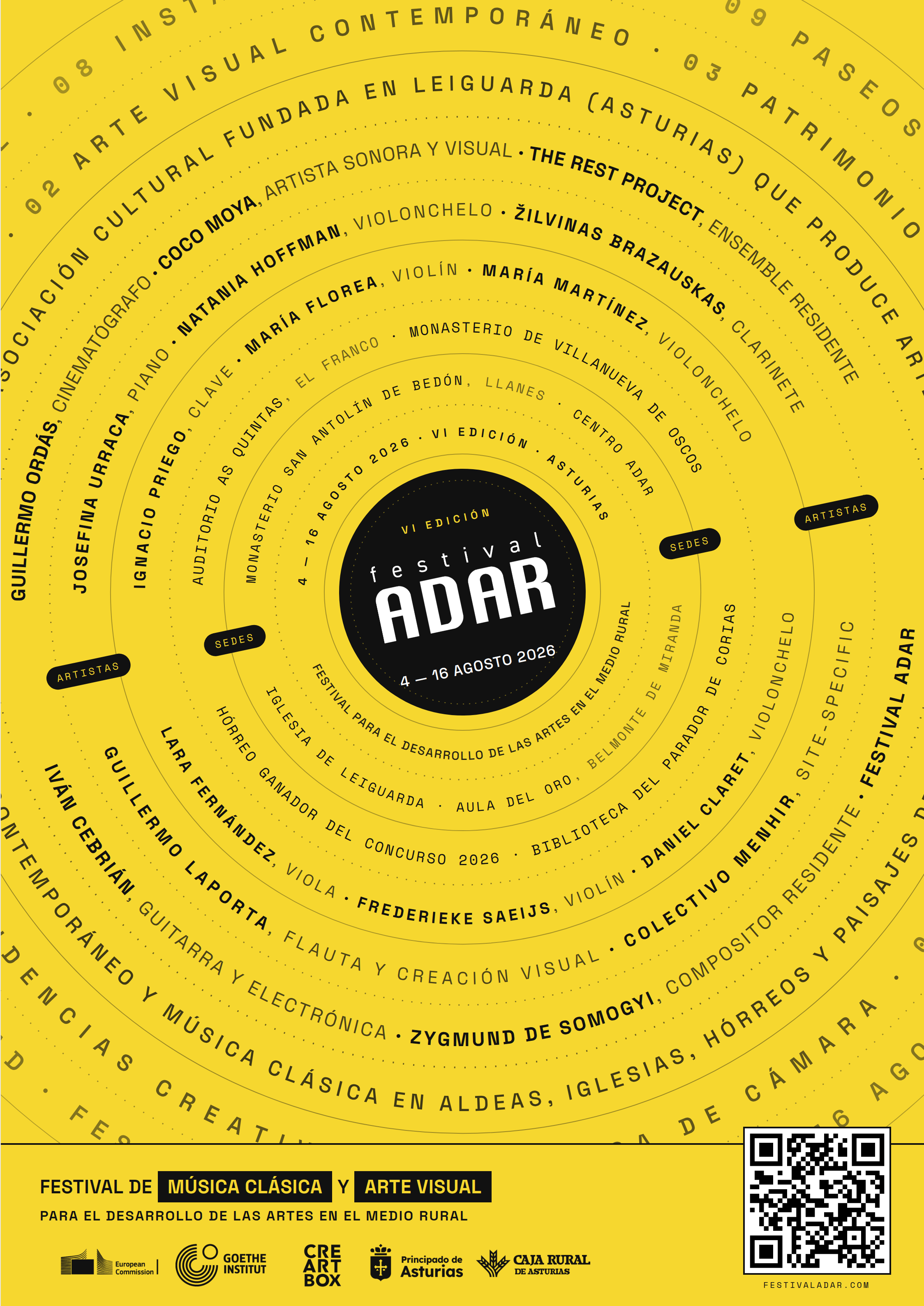 Festival ADAR 2026 poster